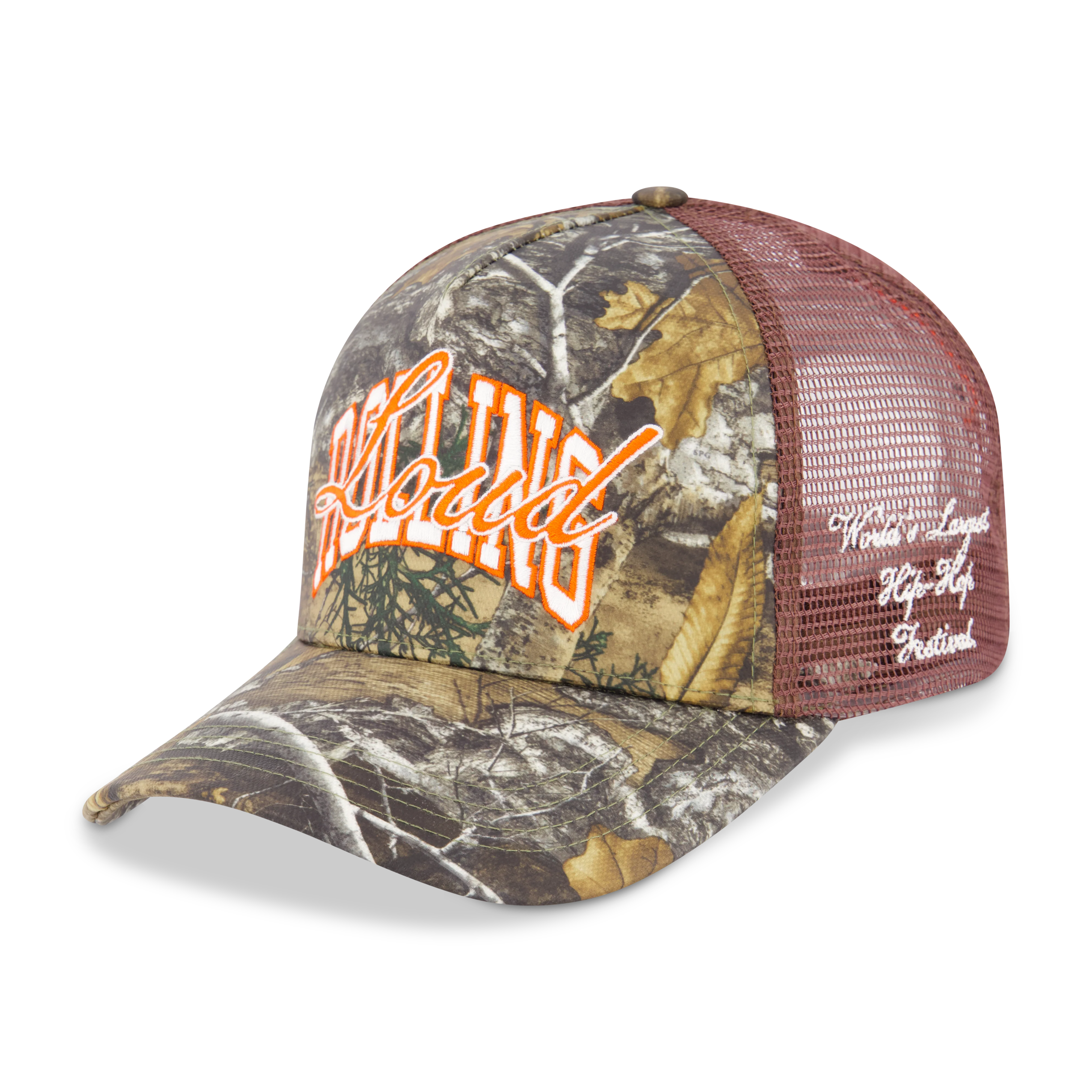 RL Loud Tour Brown Mesh & Camo Trucker Hat