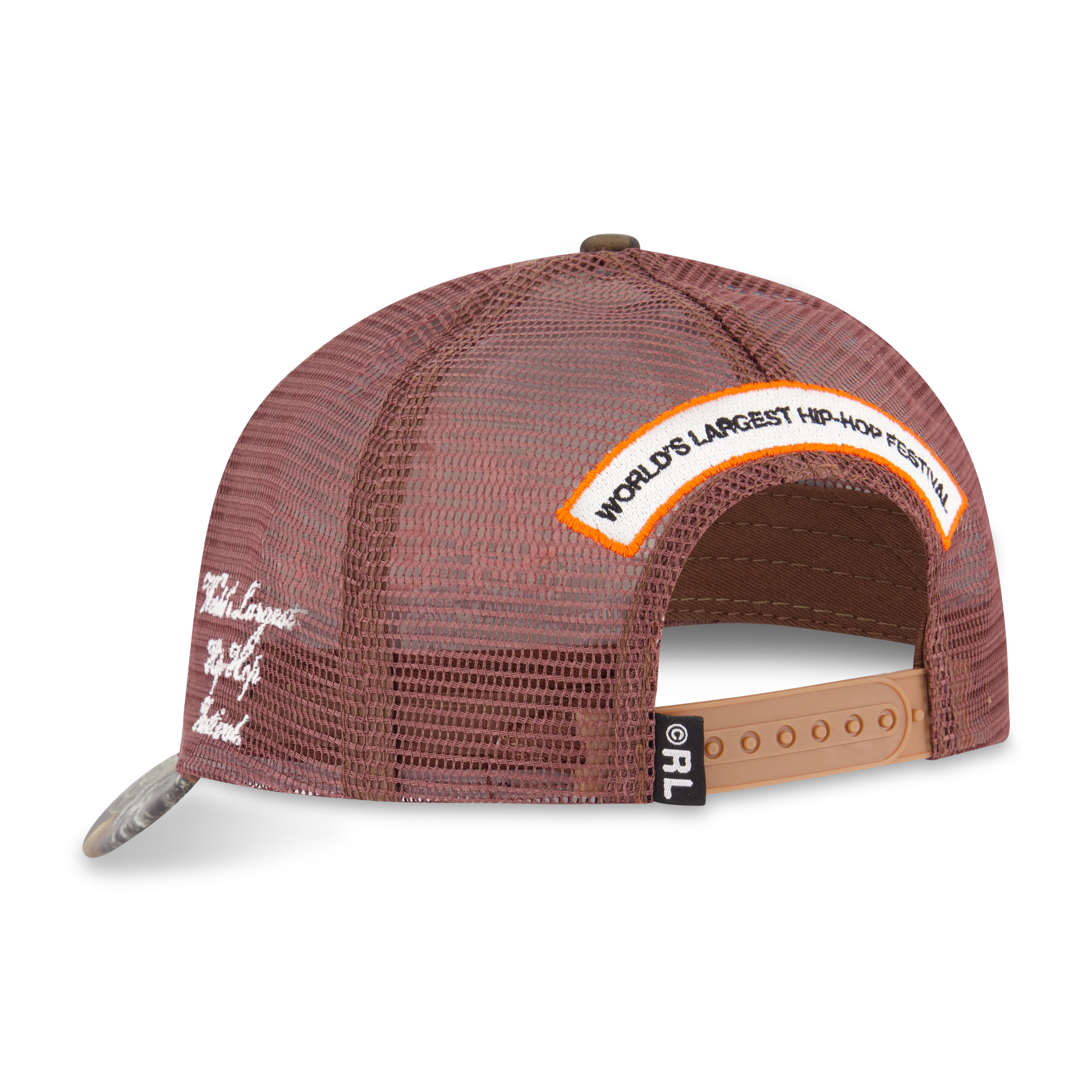 RL Loud Tour Brown Mesh & Camo Trucker Hat - Image 3