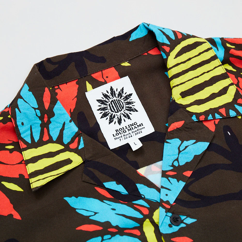 RL Pattern Button Up Shirt Brown - Image 3