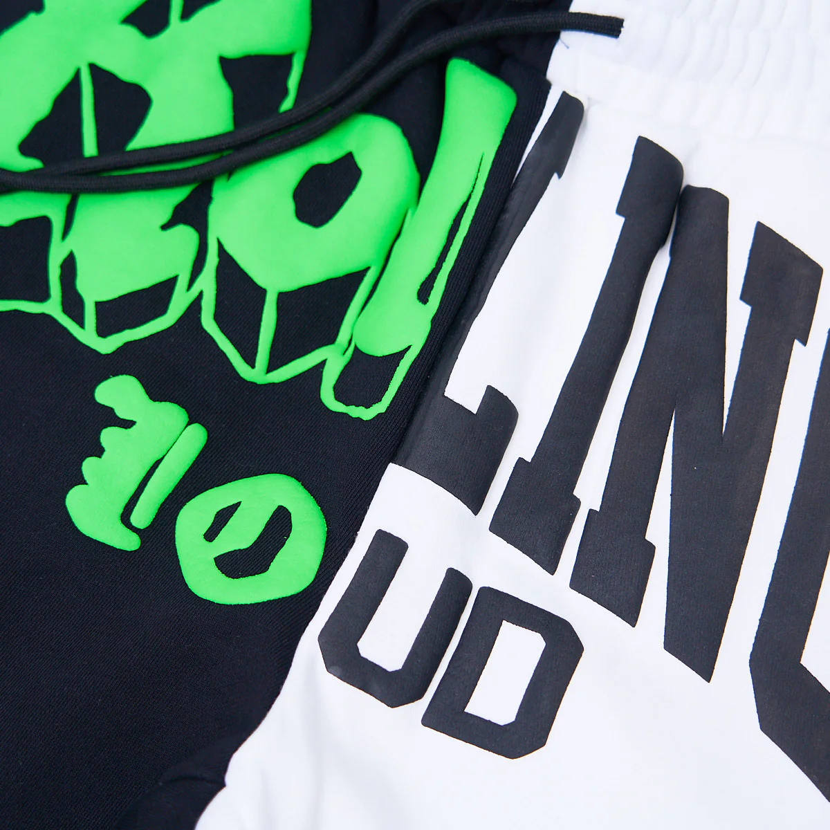 RL Miami 23 Double Trouble Split Black & White Sweatpants - Image 3