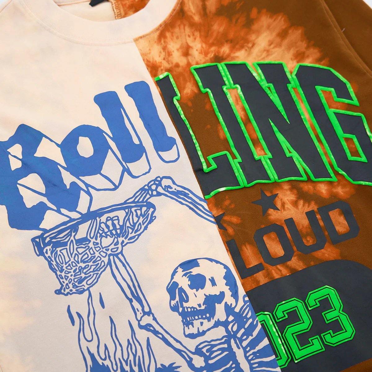 RL Miami 23 Double Trouble Tan/Brown Tie Dye LS - Image 3