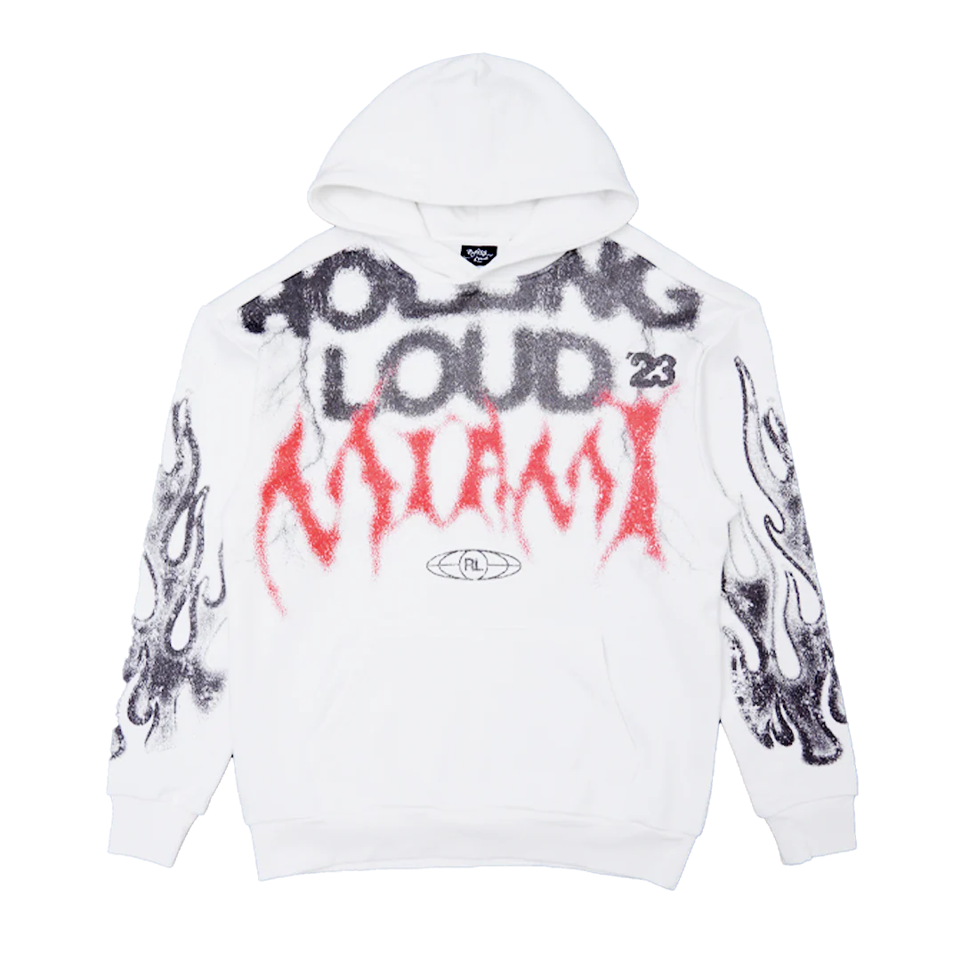 RL Miami 23 Static Vision White Lineup Hoodie