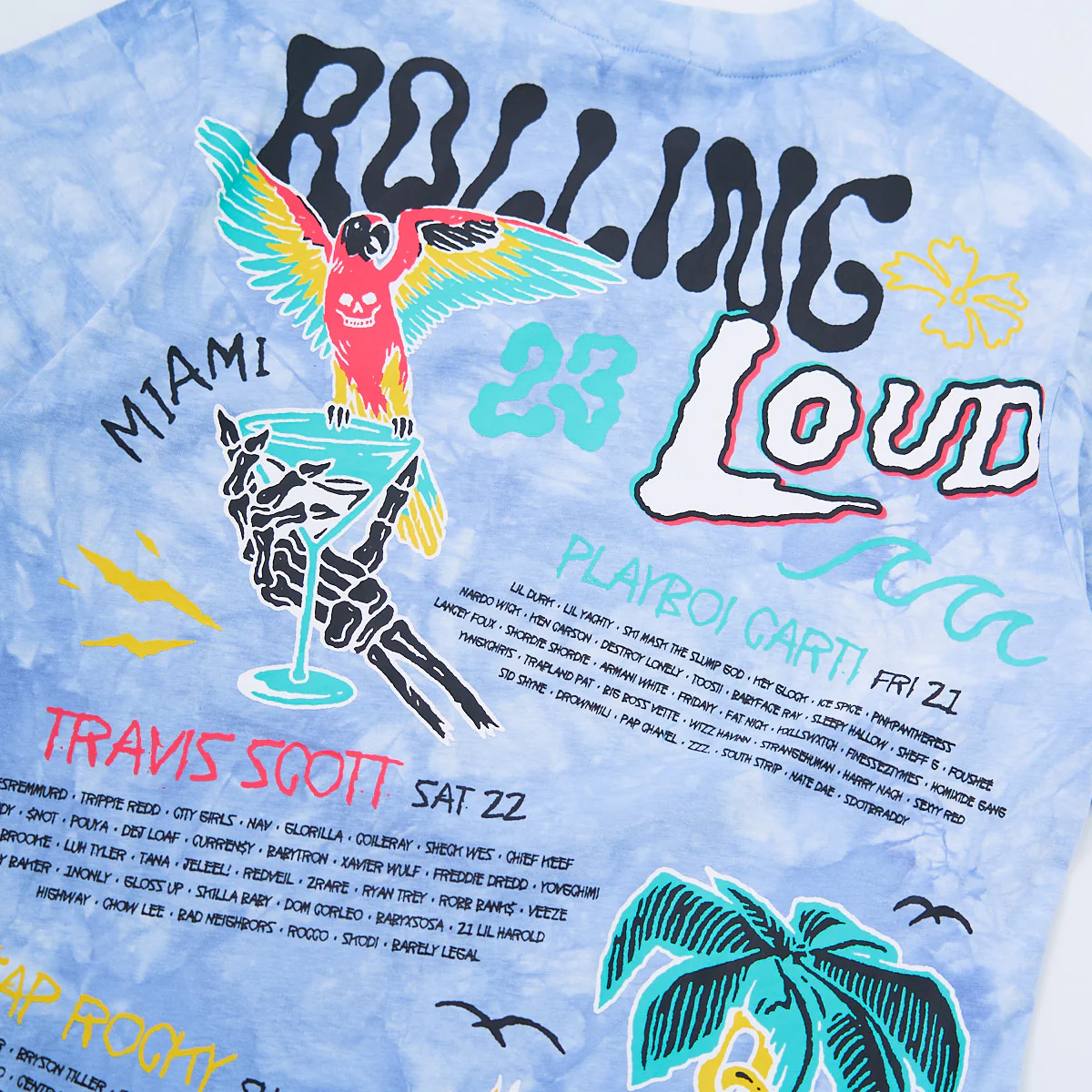 RL Miami 23 Sunshine Delight Cloud Dye Lineup Tee - Image 4