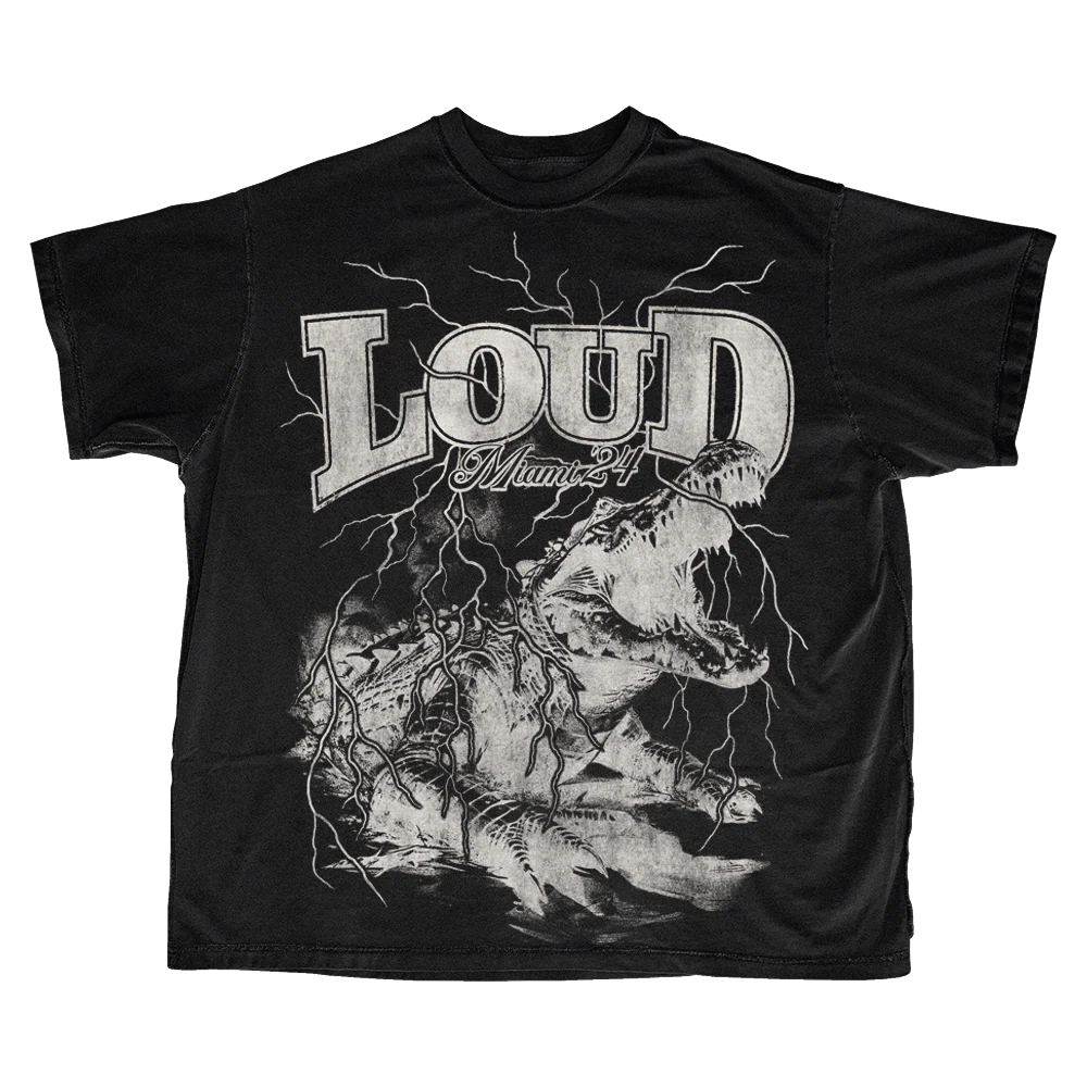 RL Miami 24 Pre-Sale Exclusive Lockjaws Vintage Black Tee - Image 2
