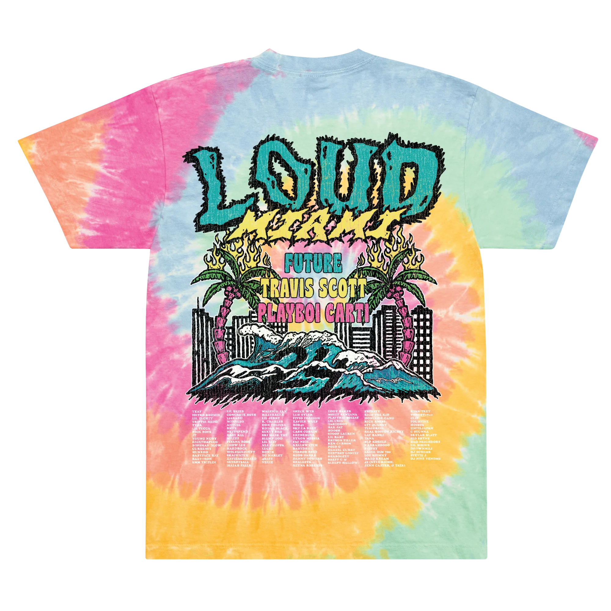 RL Miami 24 Takeover Tiedye Lineup Tee - Image 2