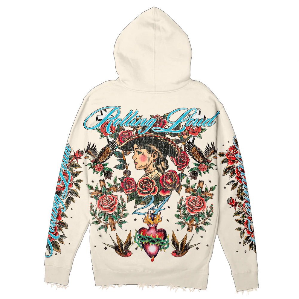 RL Miami 24 Thorns Bone Hoodie - Image 2