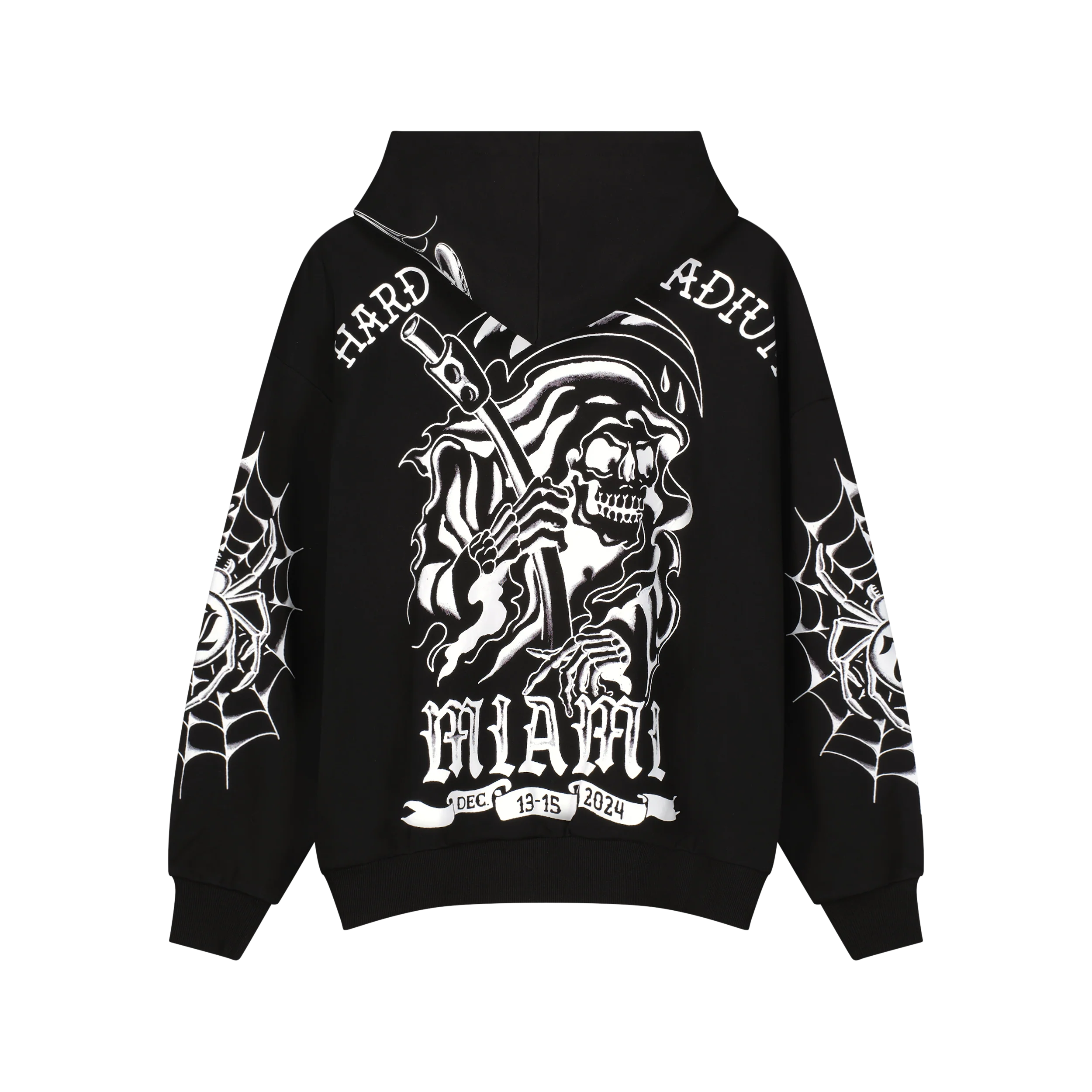 RL Miami 24 Web Ripper Black Hoodie - Image 2