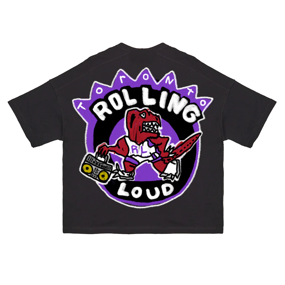 RL Mini Rap T Shirt Black Toronto 22' - Image 2