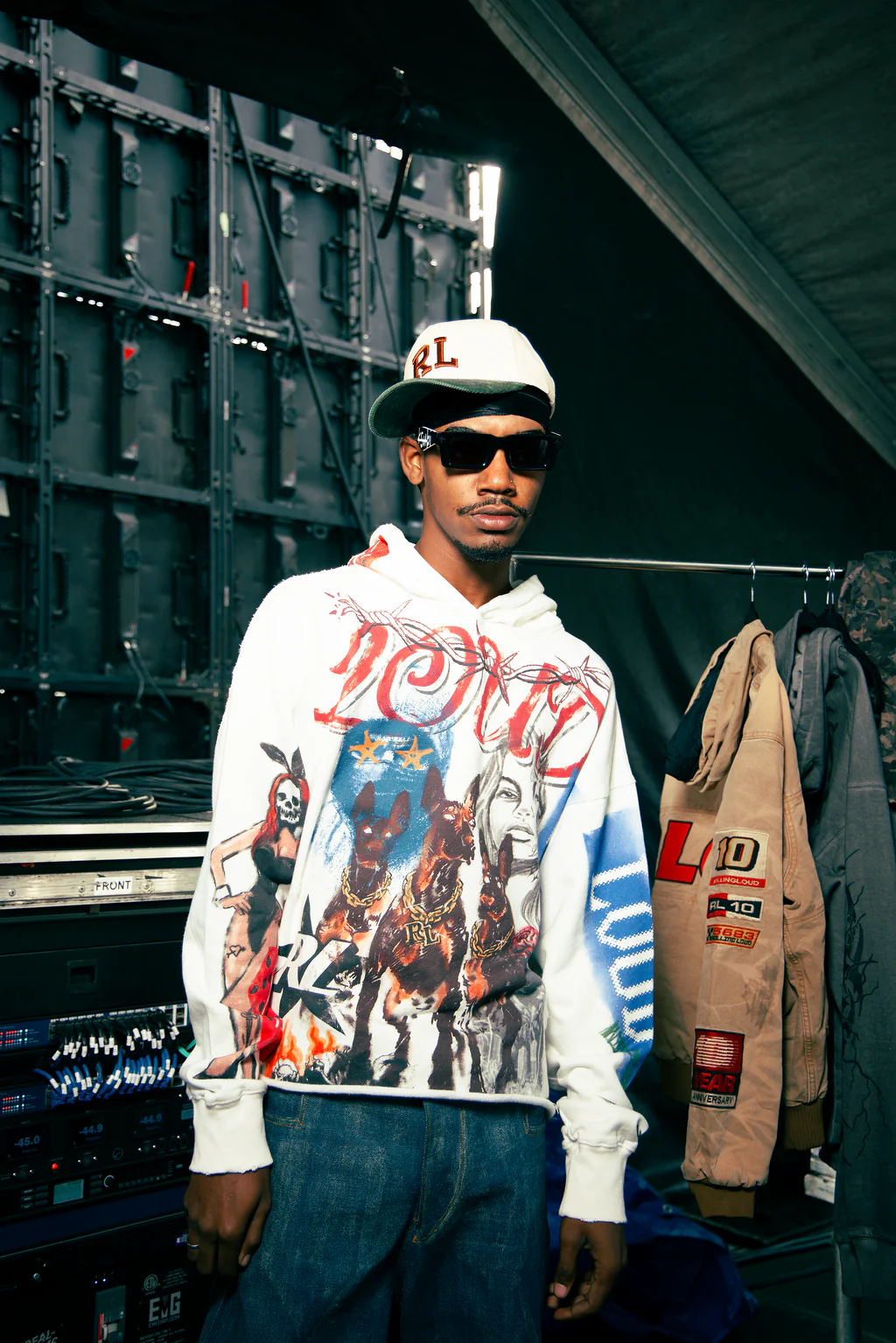 RL Mixed Media Cement AOP Hoodie - Image 5