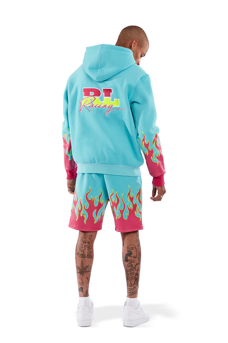 RL Moto Flames French Terry Hoodie - Image 4