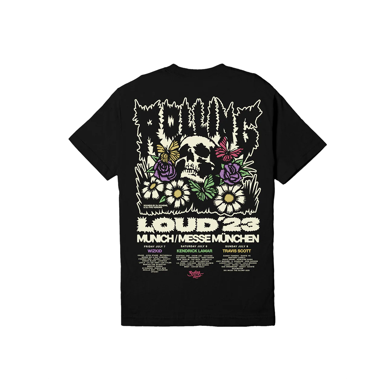 RL Munich 23 Dead Bed Black Lineup Tee