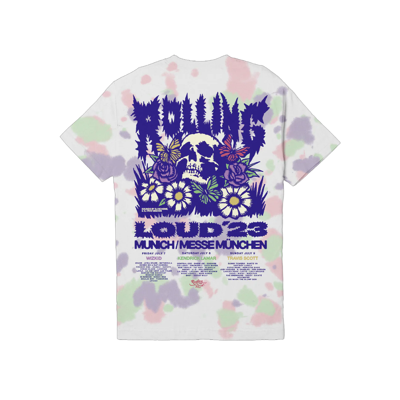 RL Munich 23 Dead Bed Tie Dye Lineup Tee