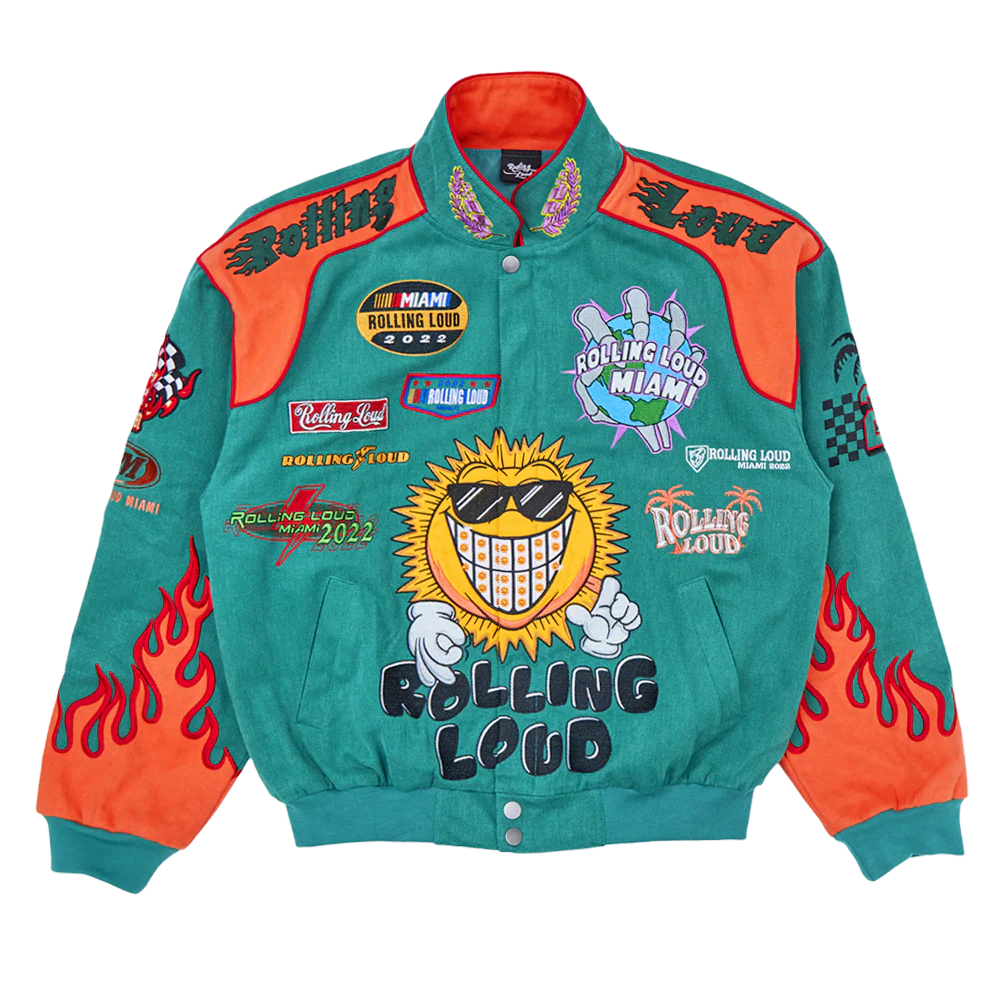 RL On Fire Racing Jacket Miami 22'