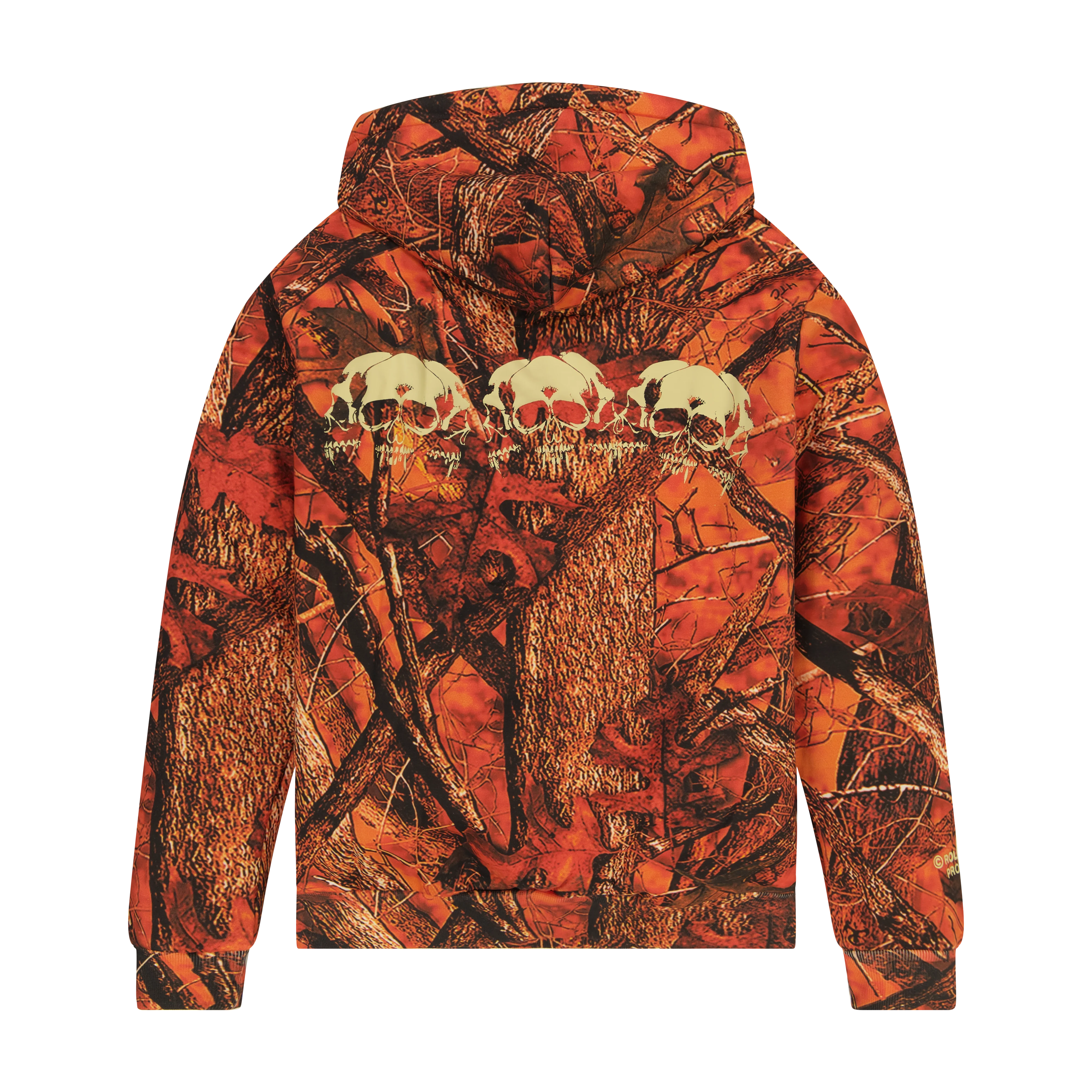 RL Open The Pit Orange Hunter Camo Hoodie - Image 2