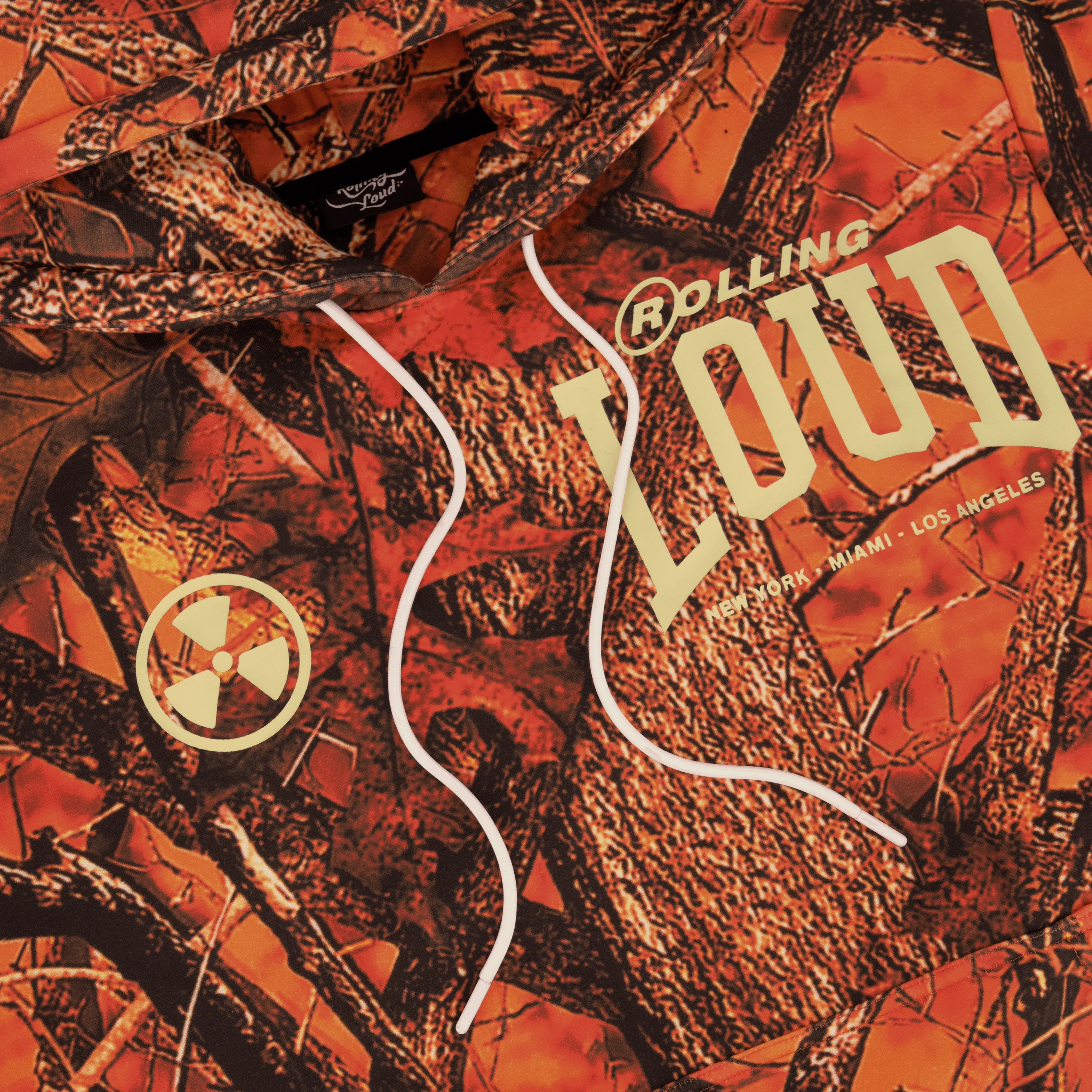 RL Open The Pit Orange Hunter Camo Hoodie - Image 3
