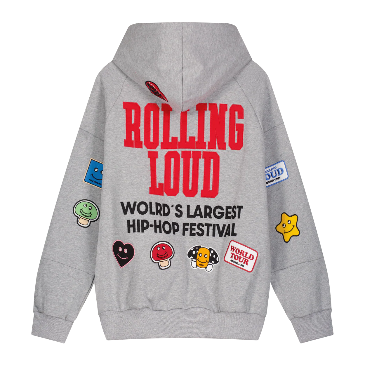 RL Patched Up Heather Grey Quarter Zip - Image 2