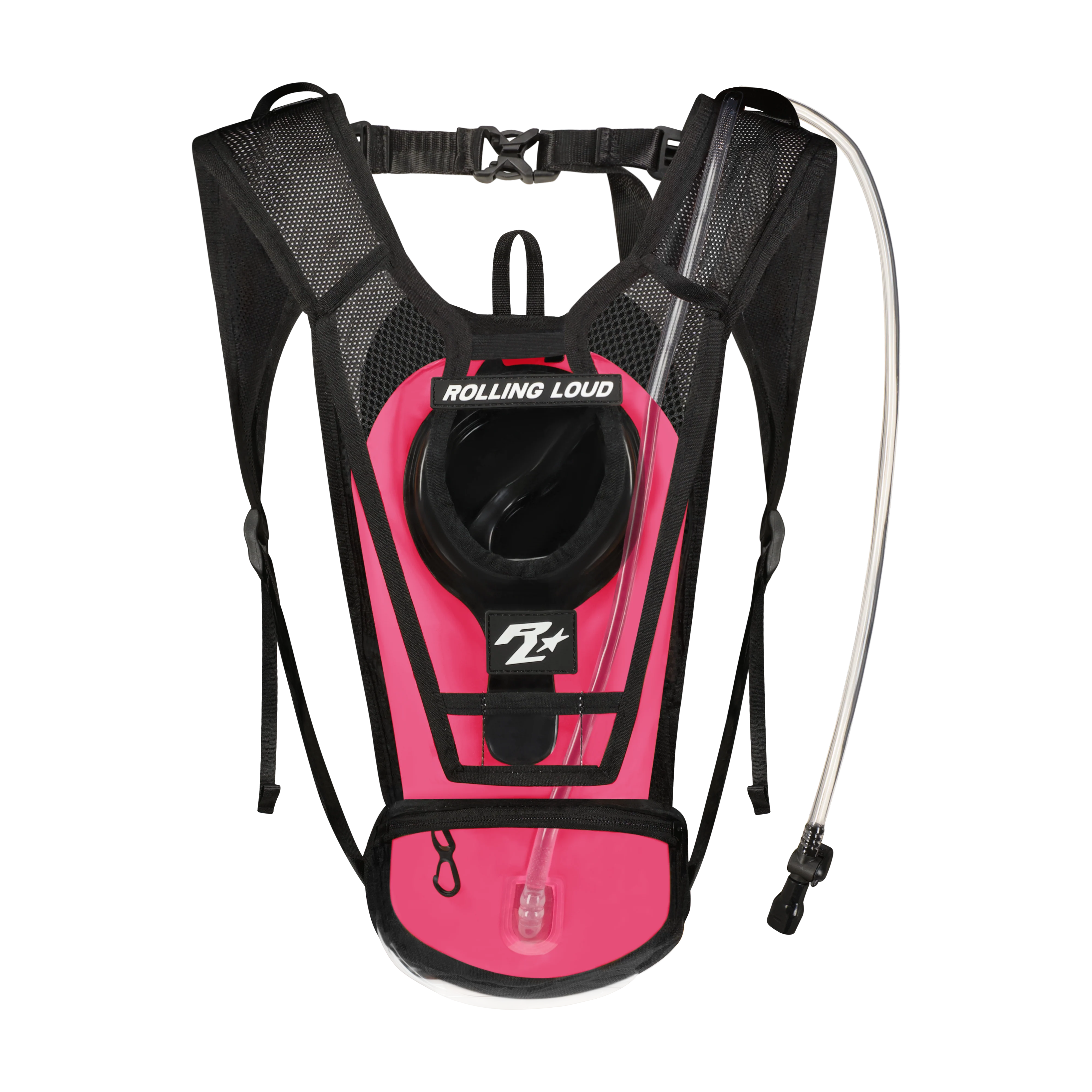 RL Clear Pink Hydration Backpack - Festival Approved