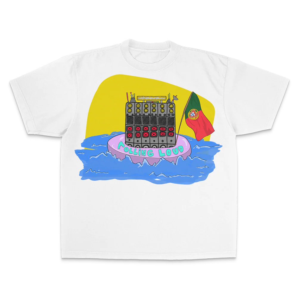 RL Portugal 23 Speaker Island White Lineup Tee