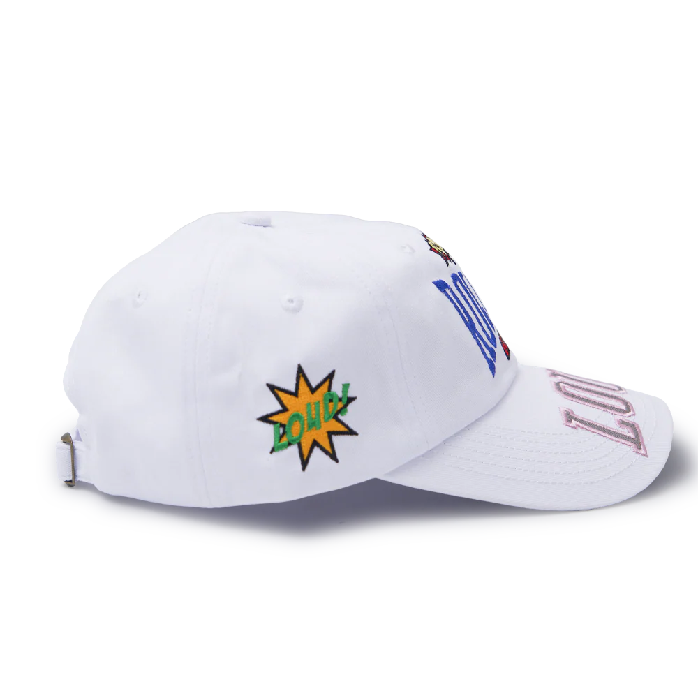 RL Pow Comics White Dad Hat - Image 2