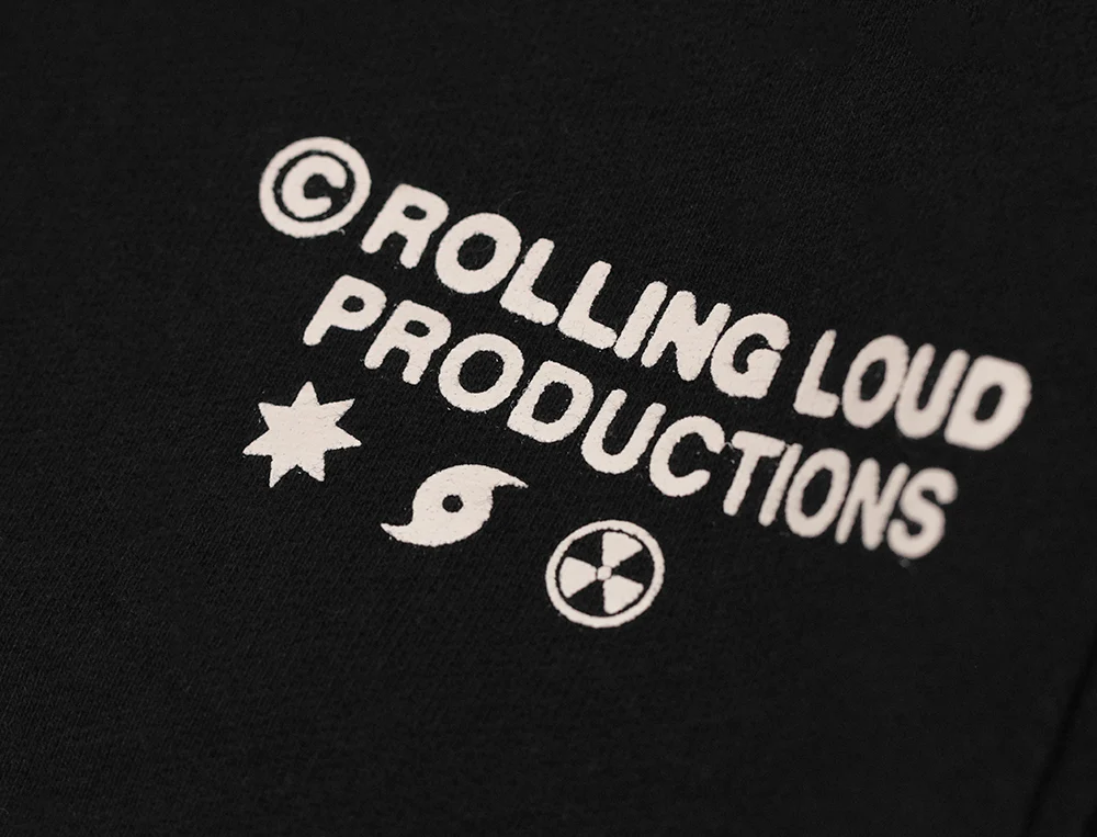 RL Productions Black French Terry Shorts - Image 3