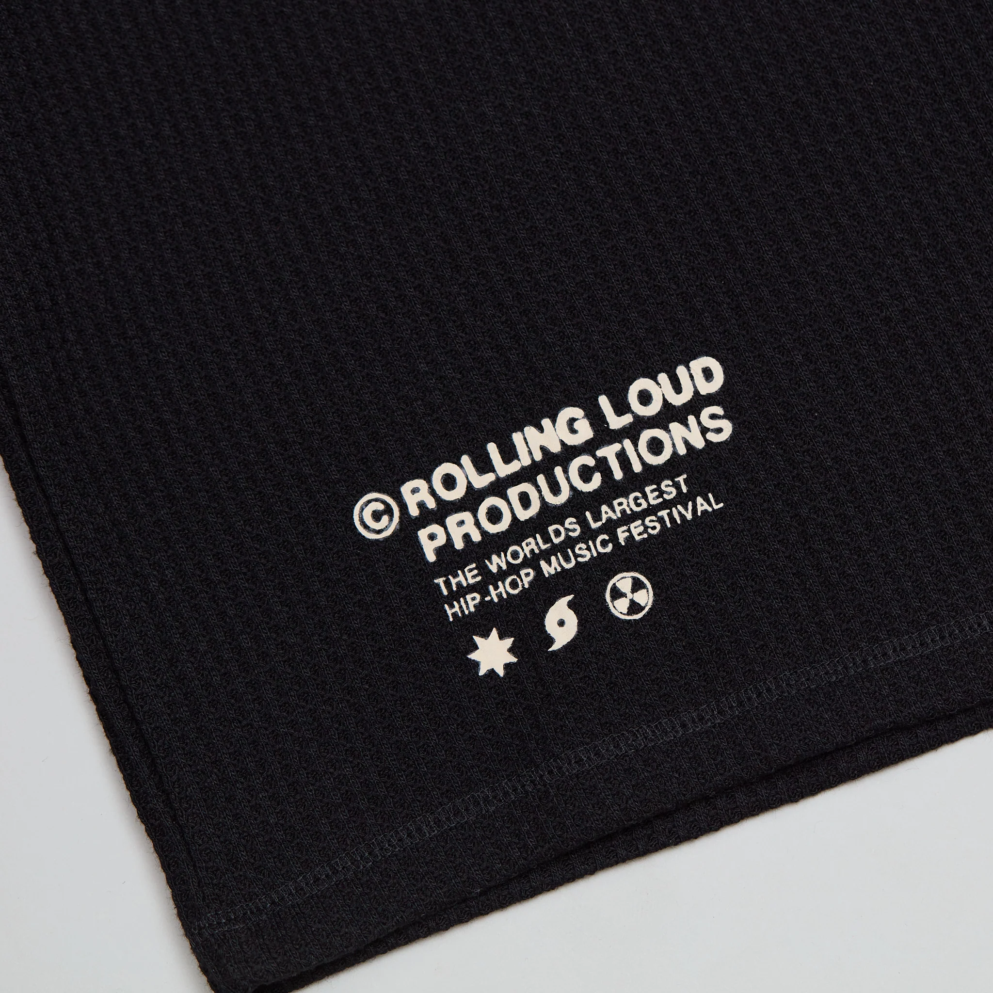 RL Productions Waffle Long Sleeve Black - Image 4