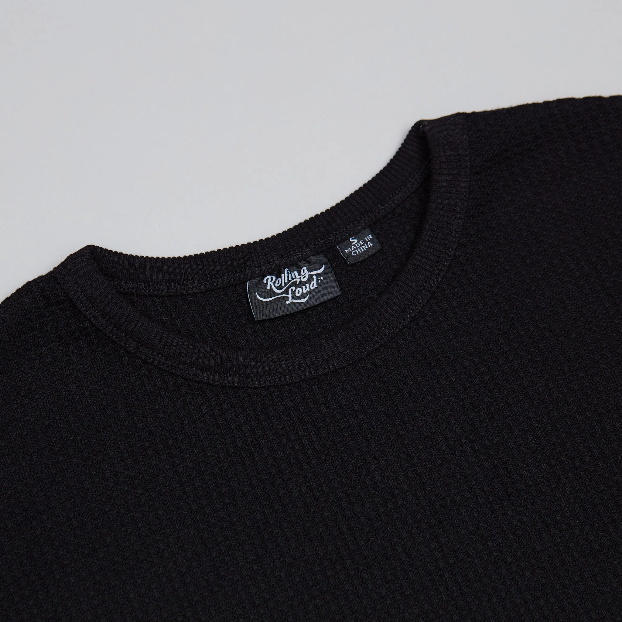 RL Productions Waffle Long Sleeve Black - Image 5