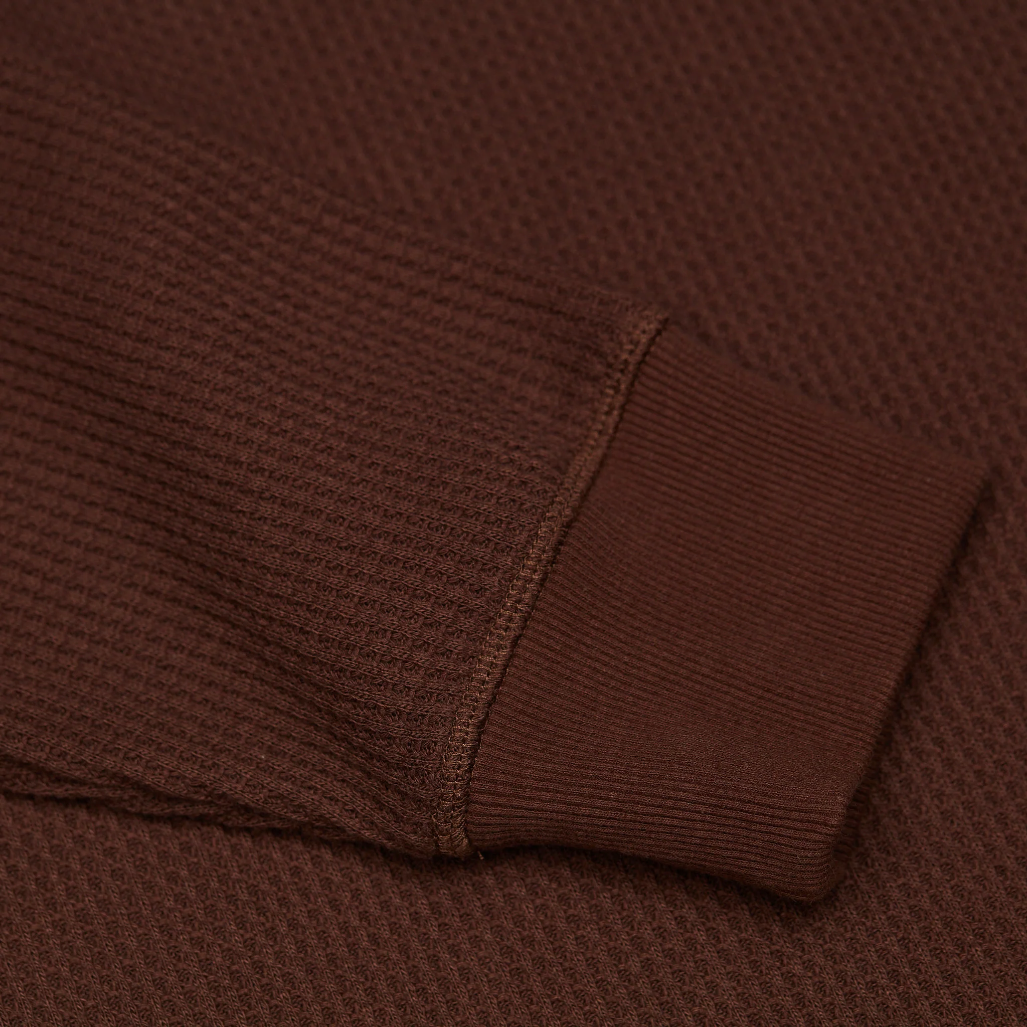 RL Productions Waffle Long Sleeve Brown - Image 4
