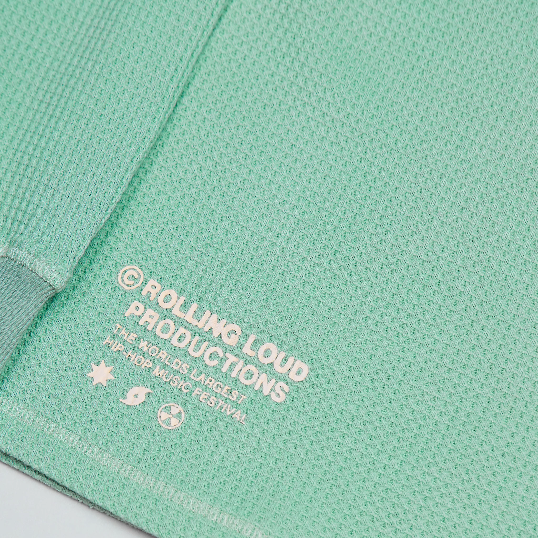 RL Productions Waffle Long Sleeve Mint - Image 3