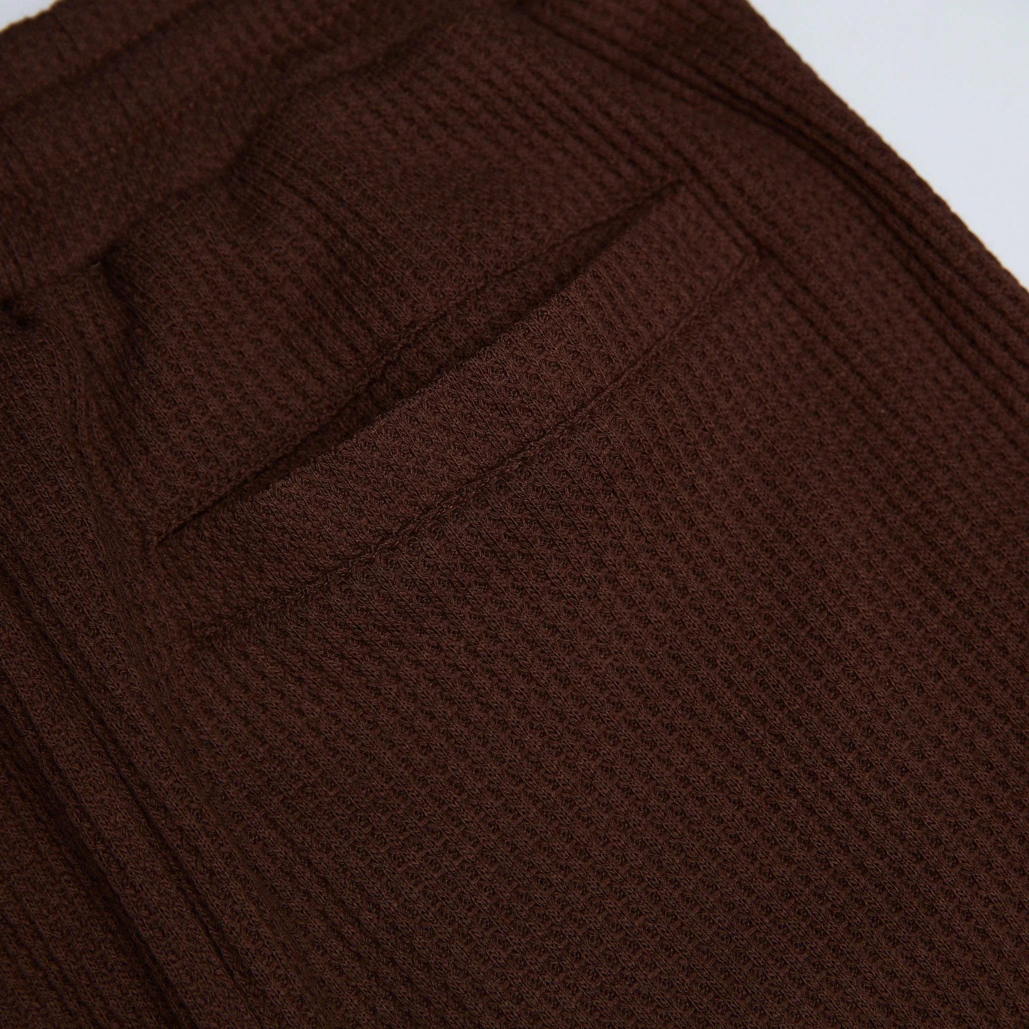 RL Productions Waffle Shorts Brown - Image 4