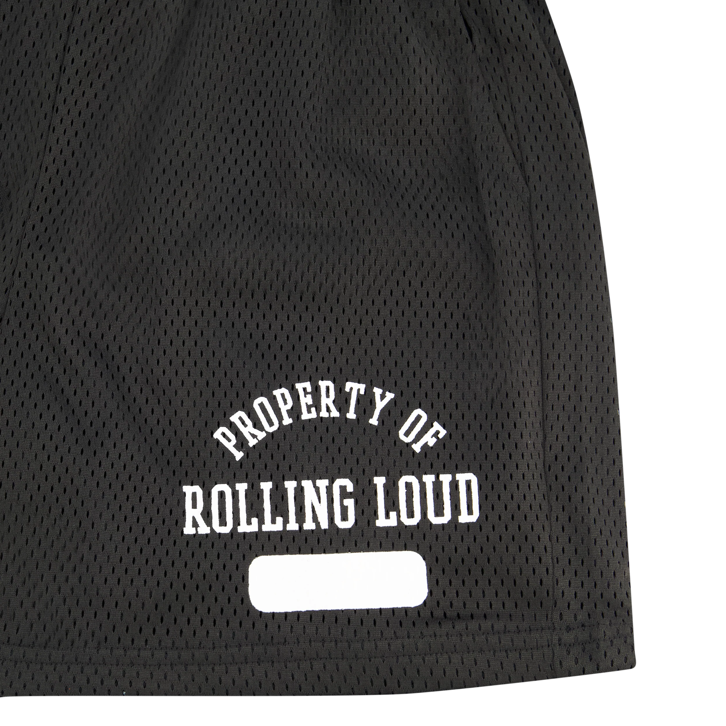 RL Property Of World Tour Mesh Black Shorts - Image 3