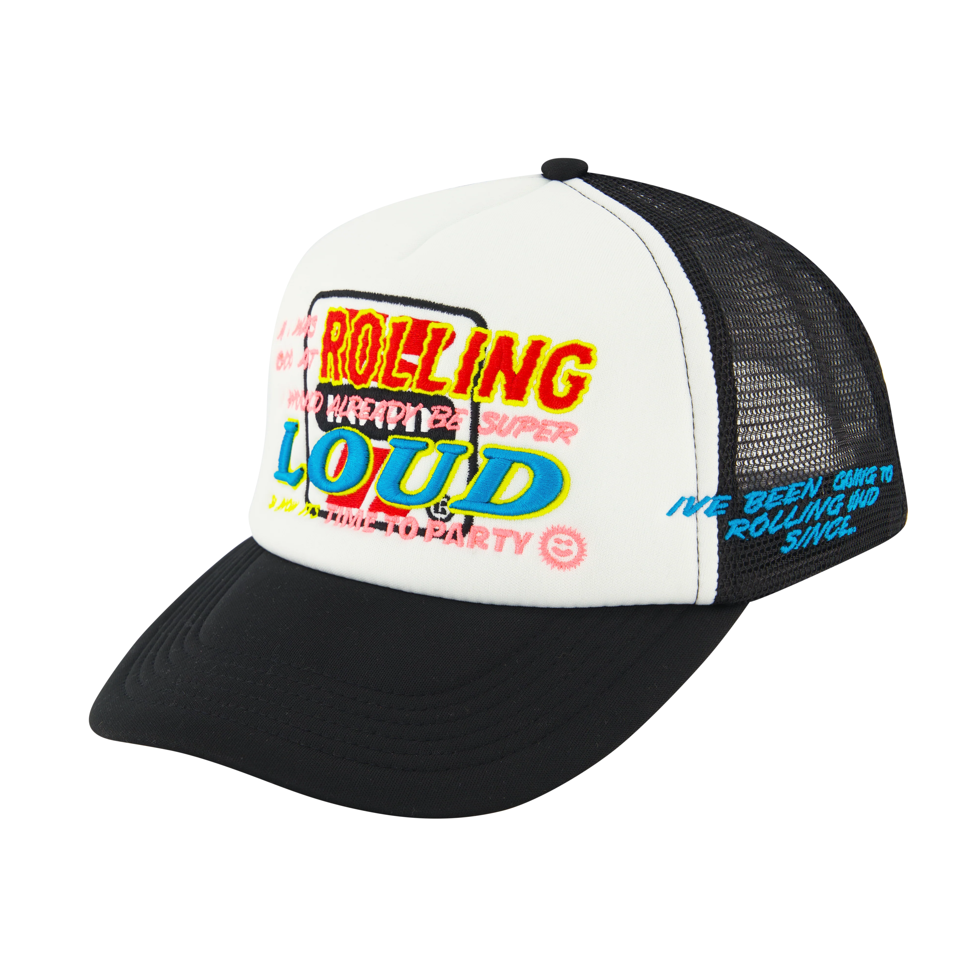 RL Racing Disco White/Black Trucker Hat