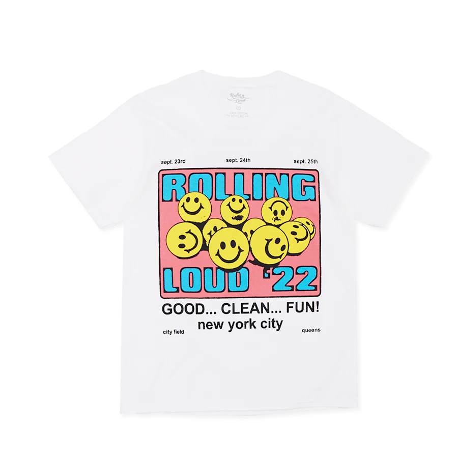 RL Smiley T Shirt White NYC 22