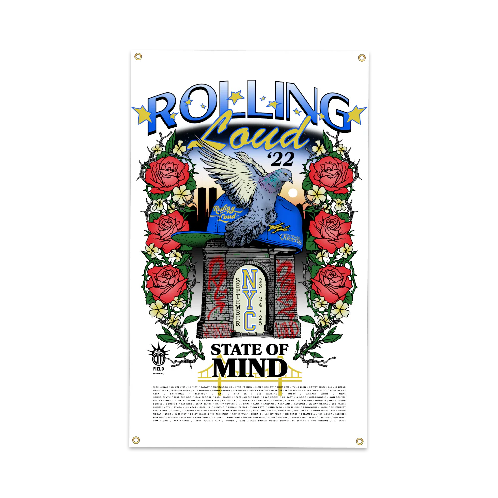 RL State Of Mind Festival Flag NYC 22'