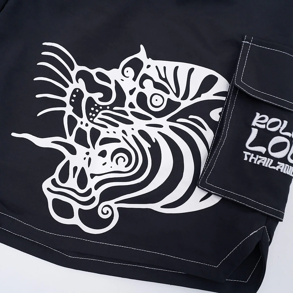 RL Thailand Fighter Black Shorts - Image 3
