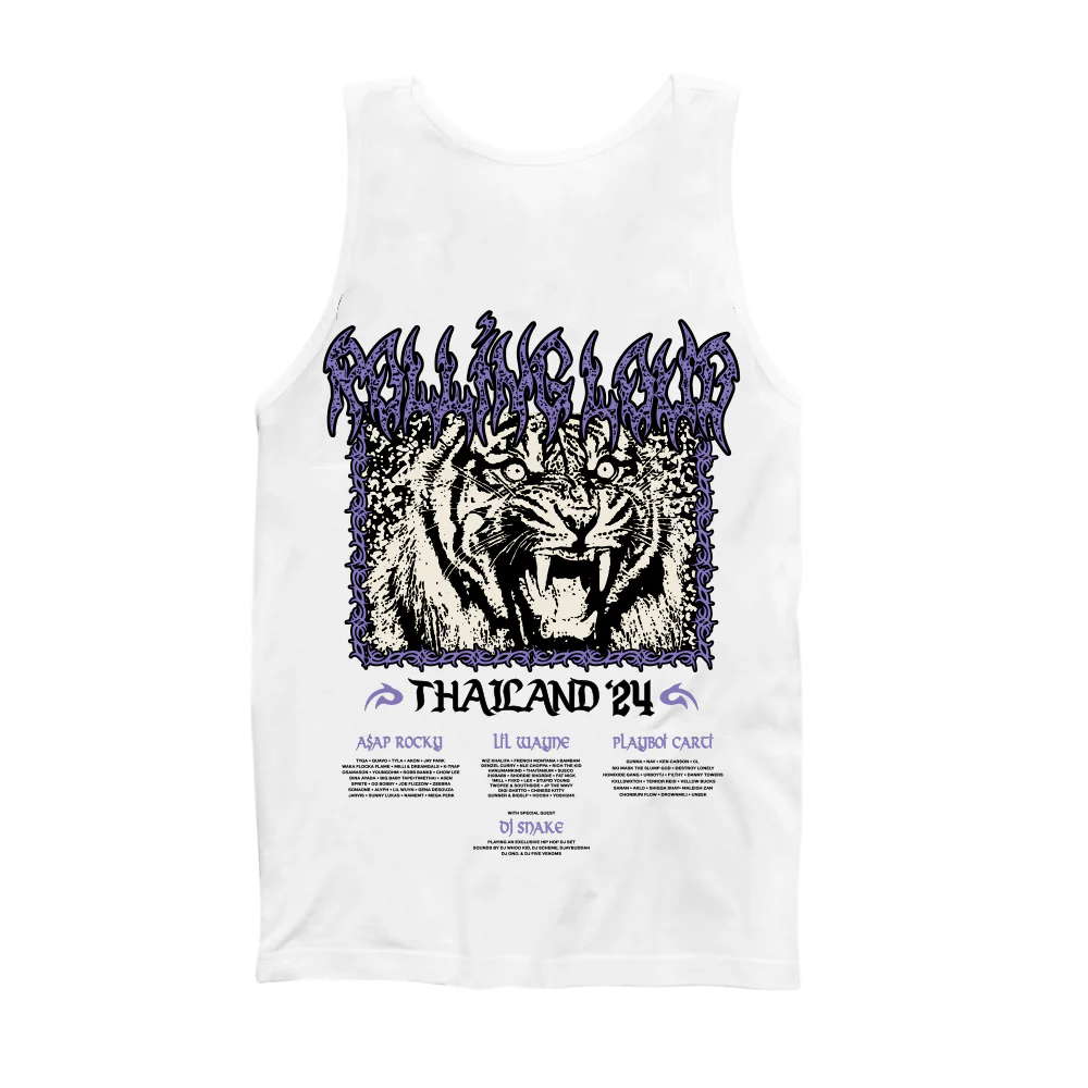 RL Thailand Pounce White Lineup Tank - Image 2