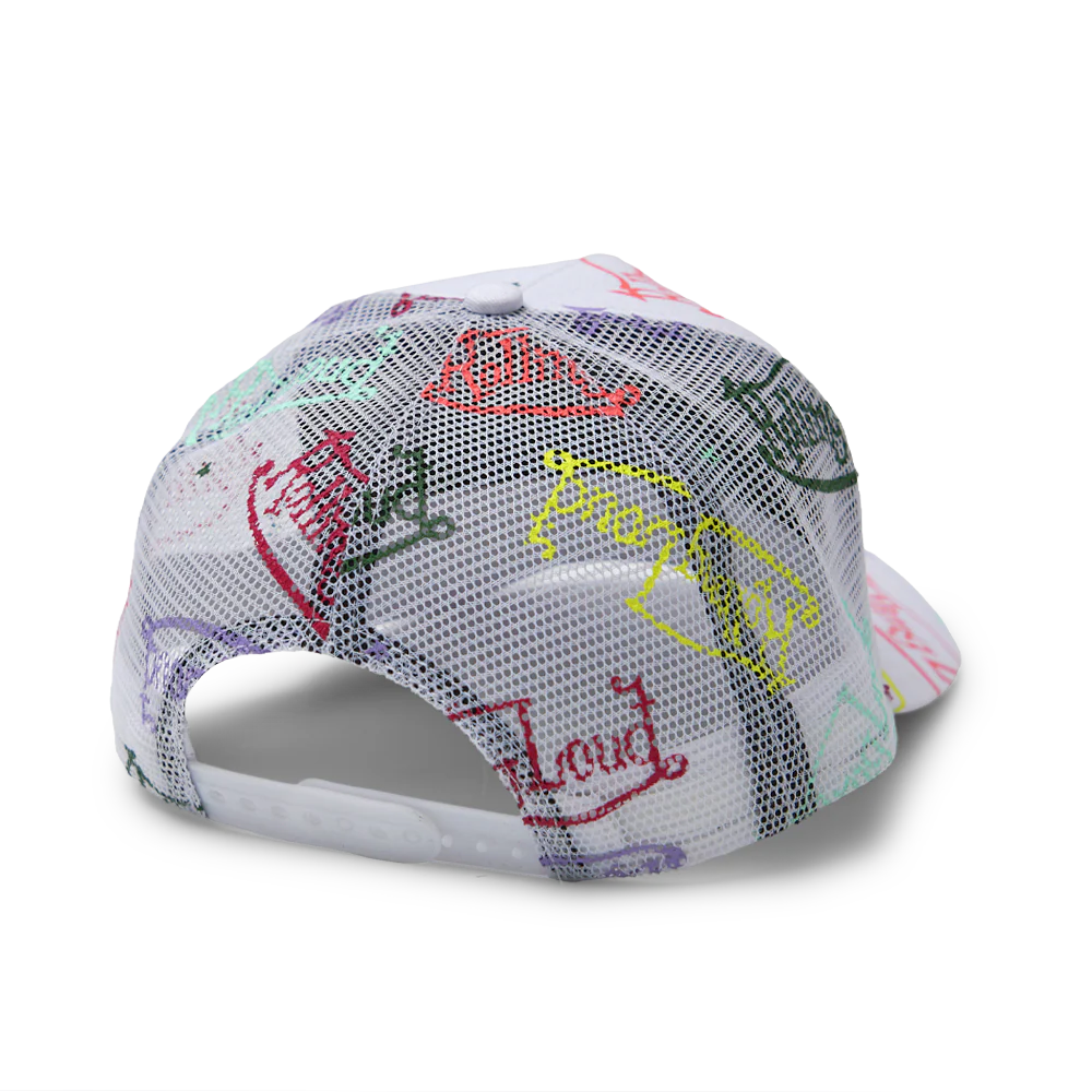 RL Von Loud White Trucker Hat - Image 3