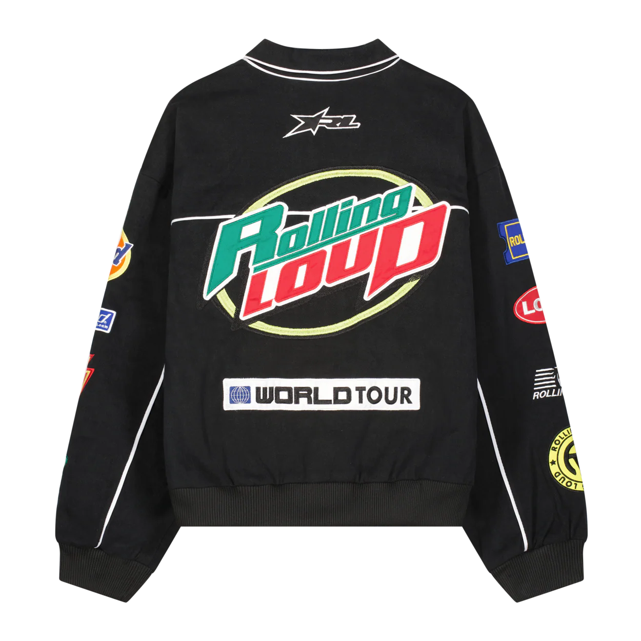 RL World Tour Black Racing Jacket - Image 2