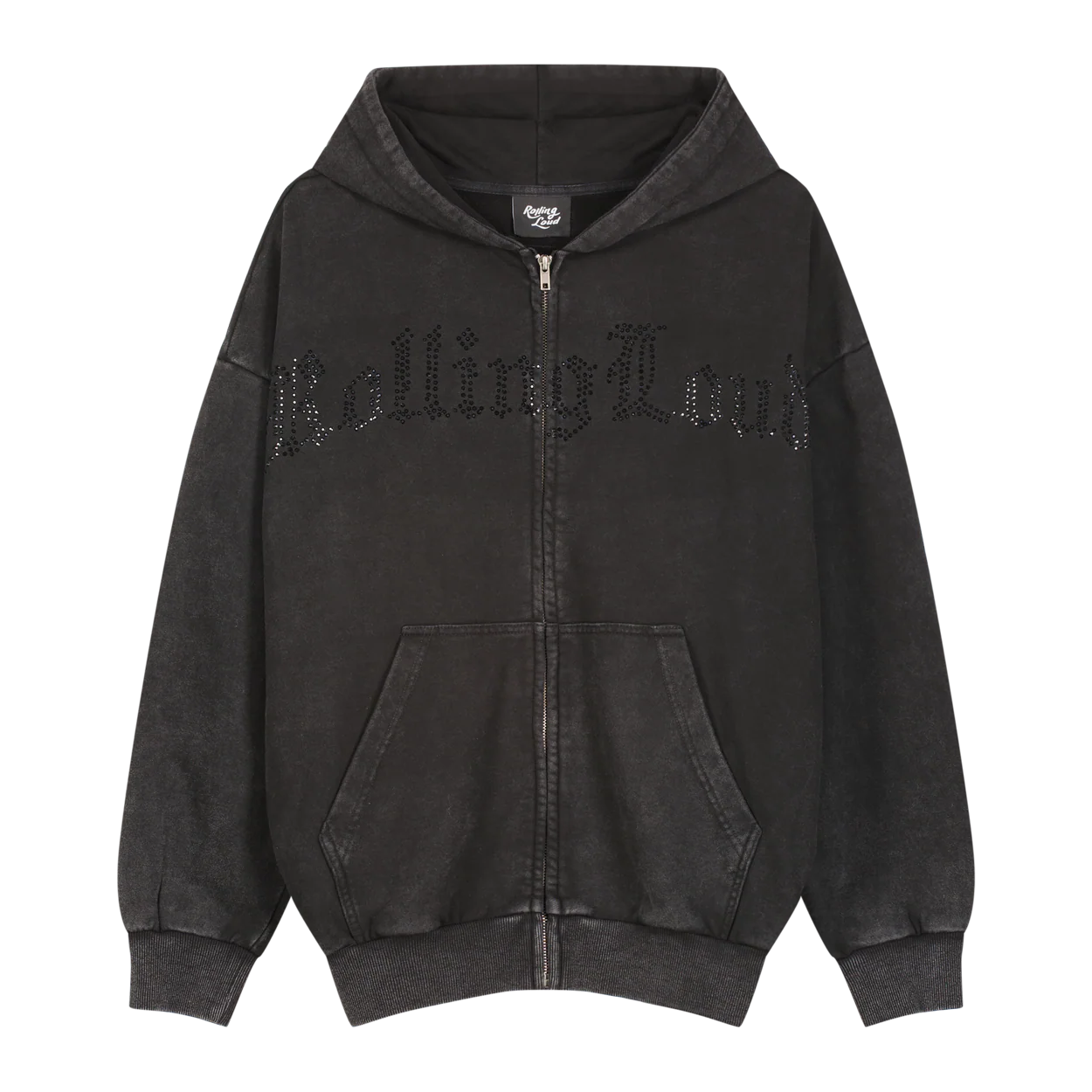 RL Worldwide Bling Black Zip Hoodie - Image 2
