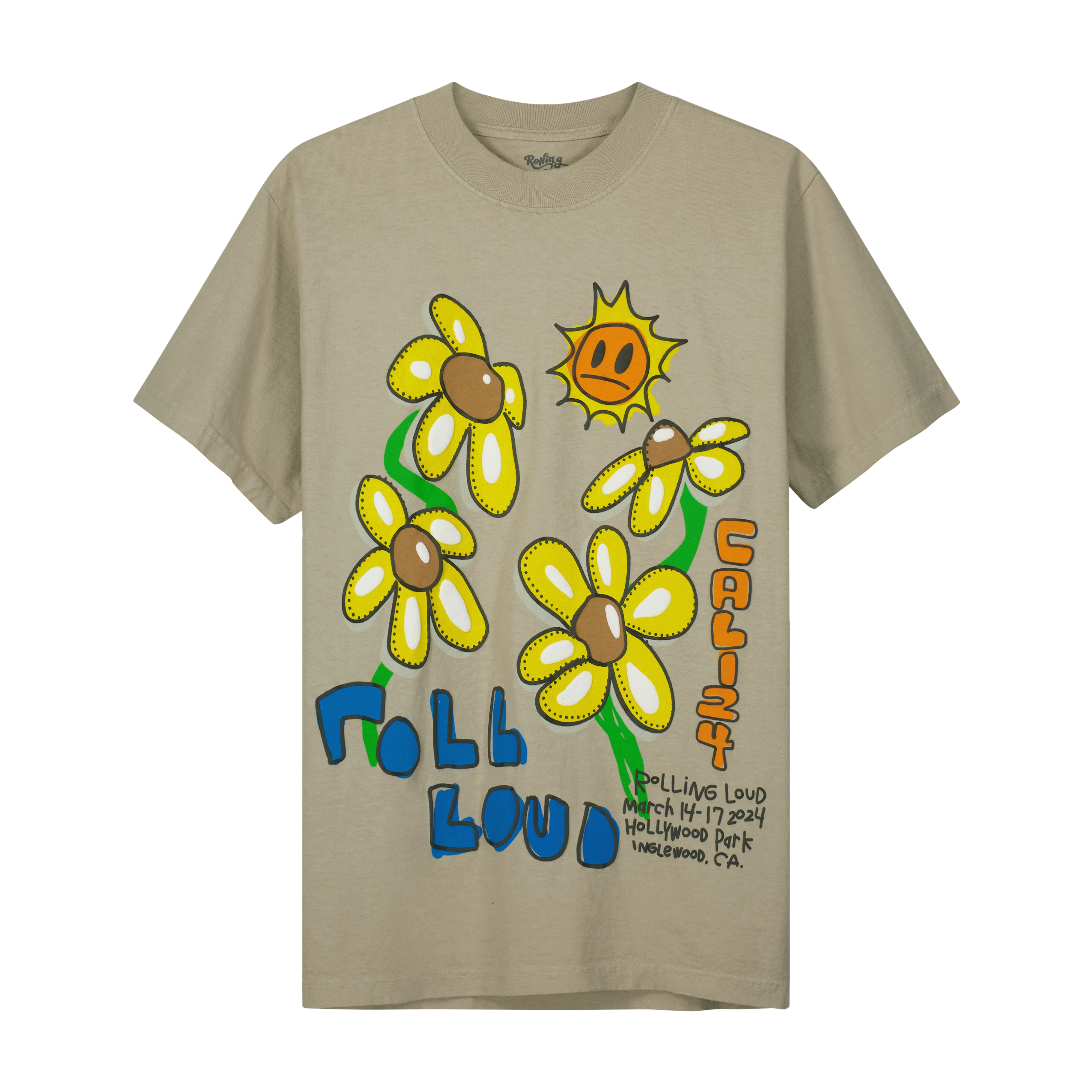 RL X B2SS Sunny Flowers Sand Lineup Tee
