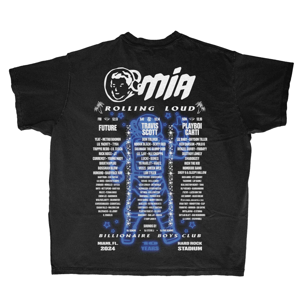 RL X BBC Loud Helmet Black Tee - Image 2