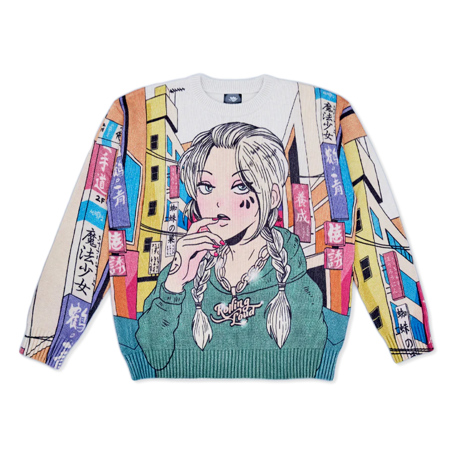 Anime Knitted Sweatshirt