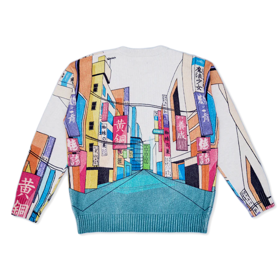 Anime Knitted Sweatshirt - Image 2