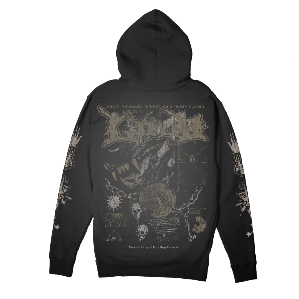 RL X SMTSG Miami 24 Vintage Black Hoodie - Image 2