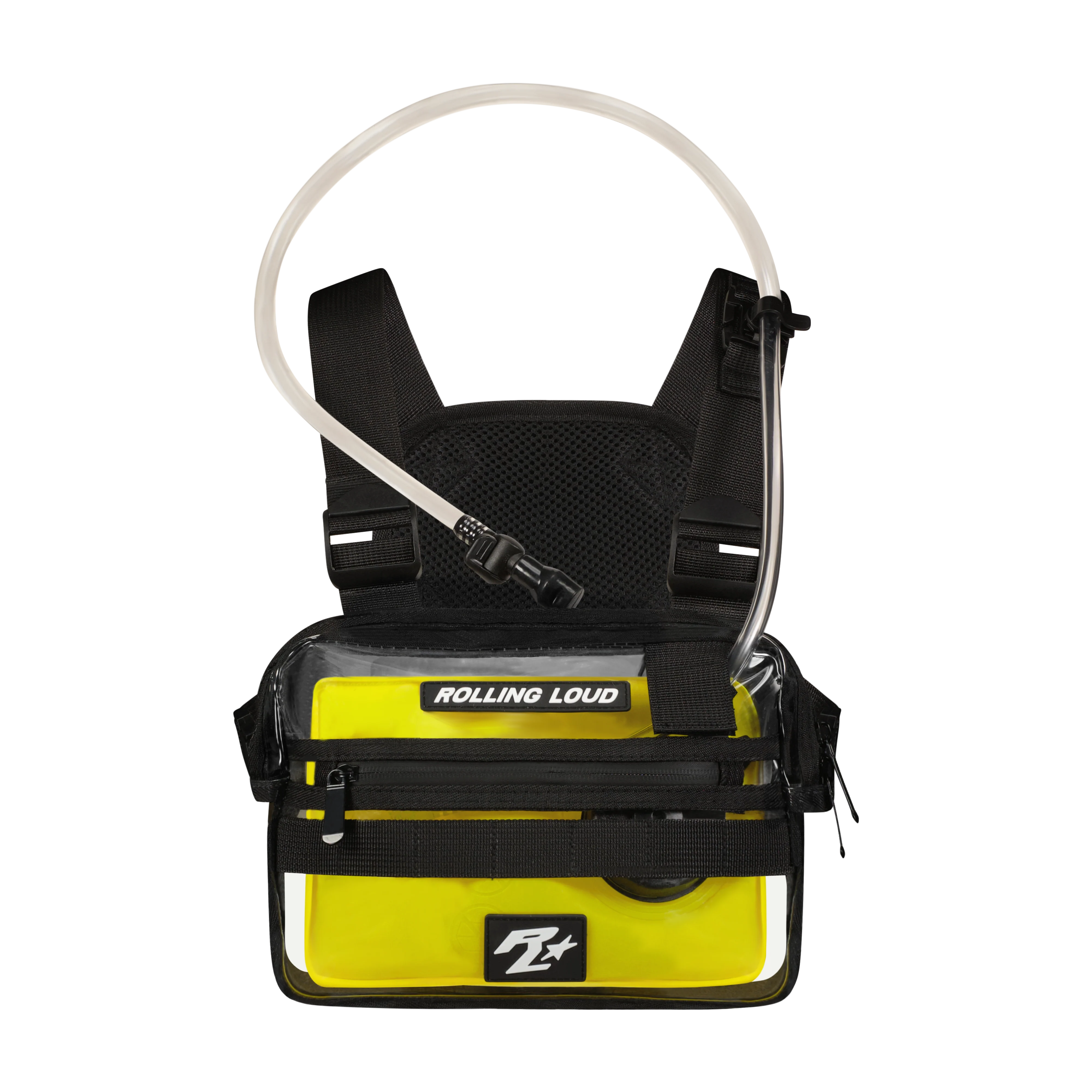 RL Yellow Hydration Chest Rig - Festival Approved