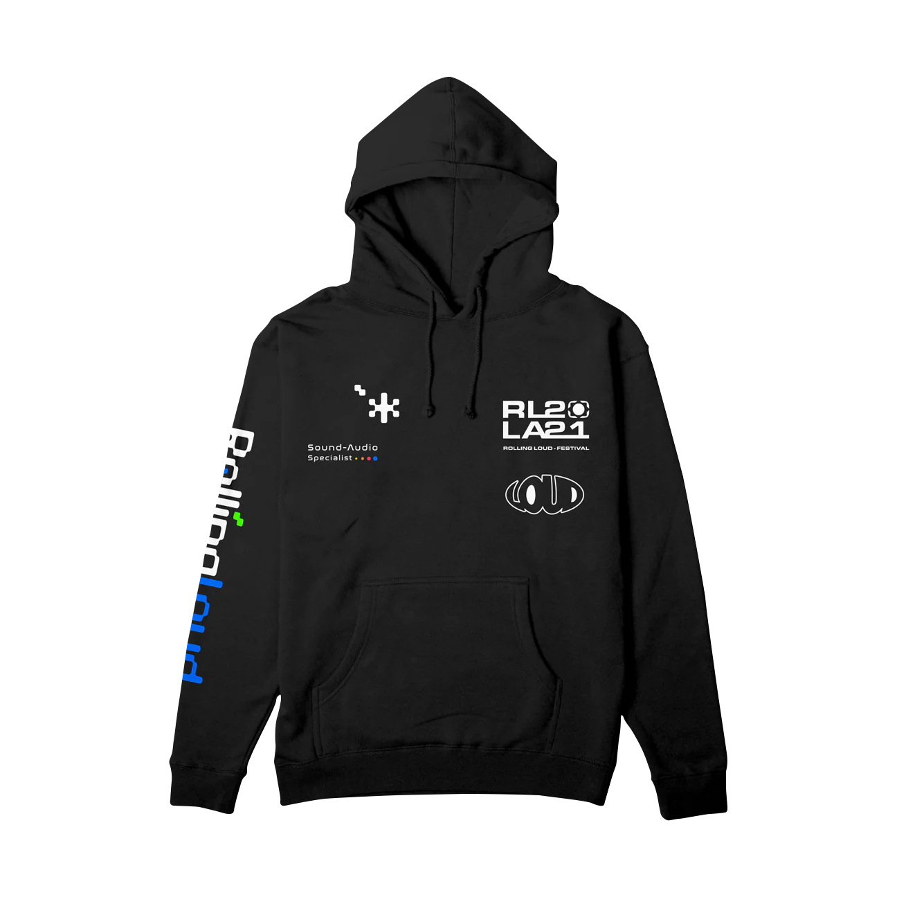 RLLA21 Hoodie Black LA 2021 - Image 2
