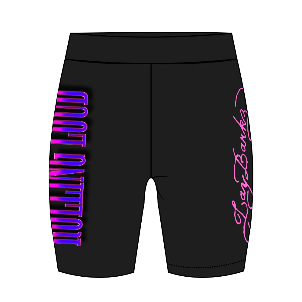 RL x Lay Bankz Black Bike Shorts