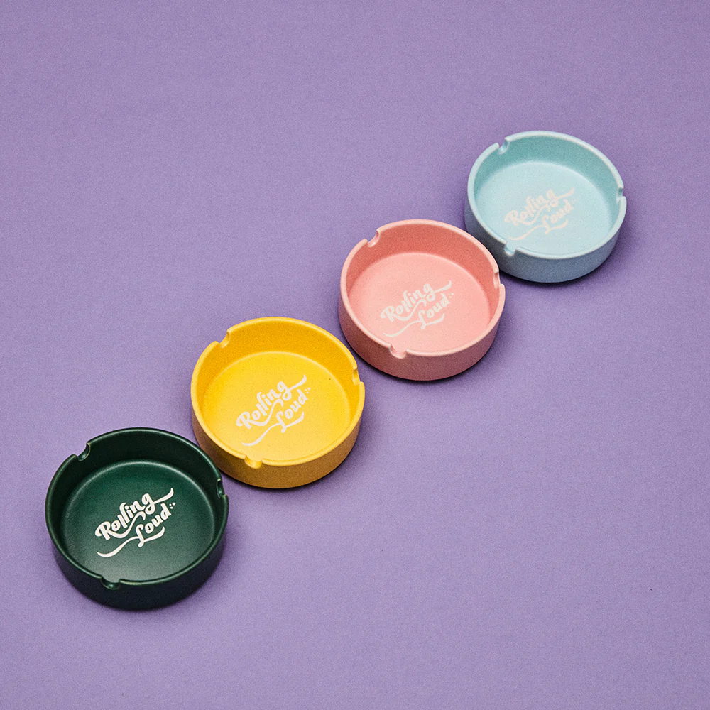 Rolling Loud Pink Ceramic Ashtray - Image 4