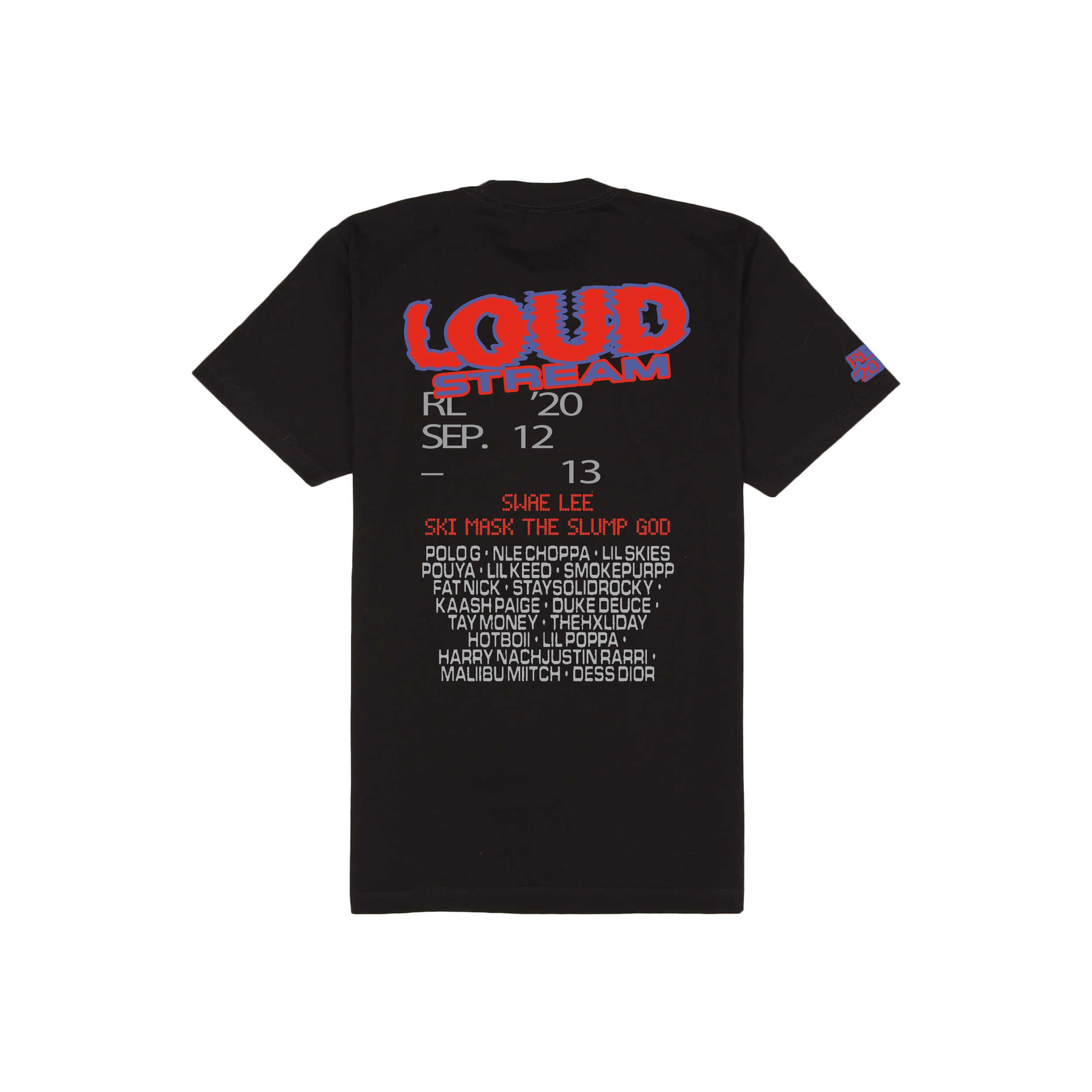 Rolling Loud Stream Black Vintage T Shirt - Image 2