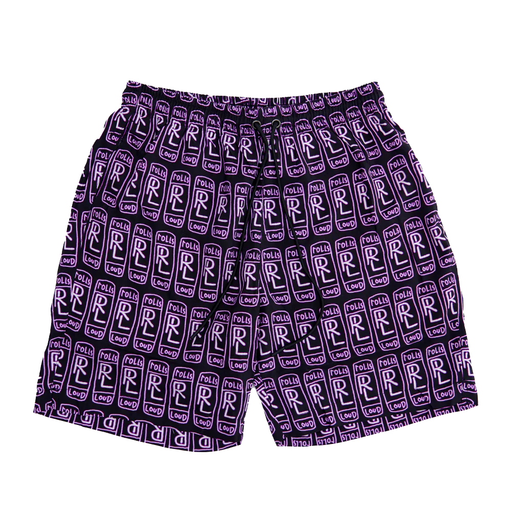 Rolling Loud x B2SS RL AOP shirt Black/Purple