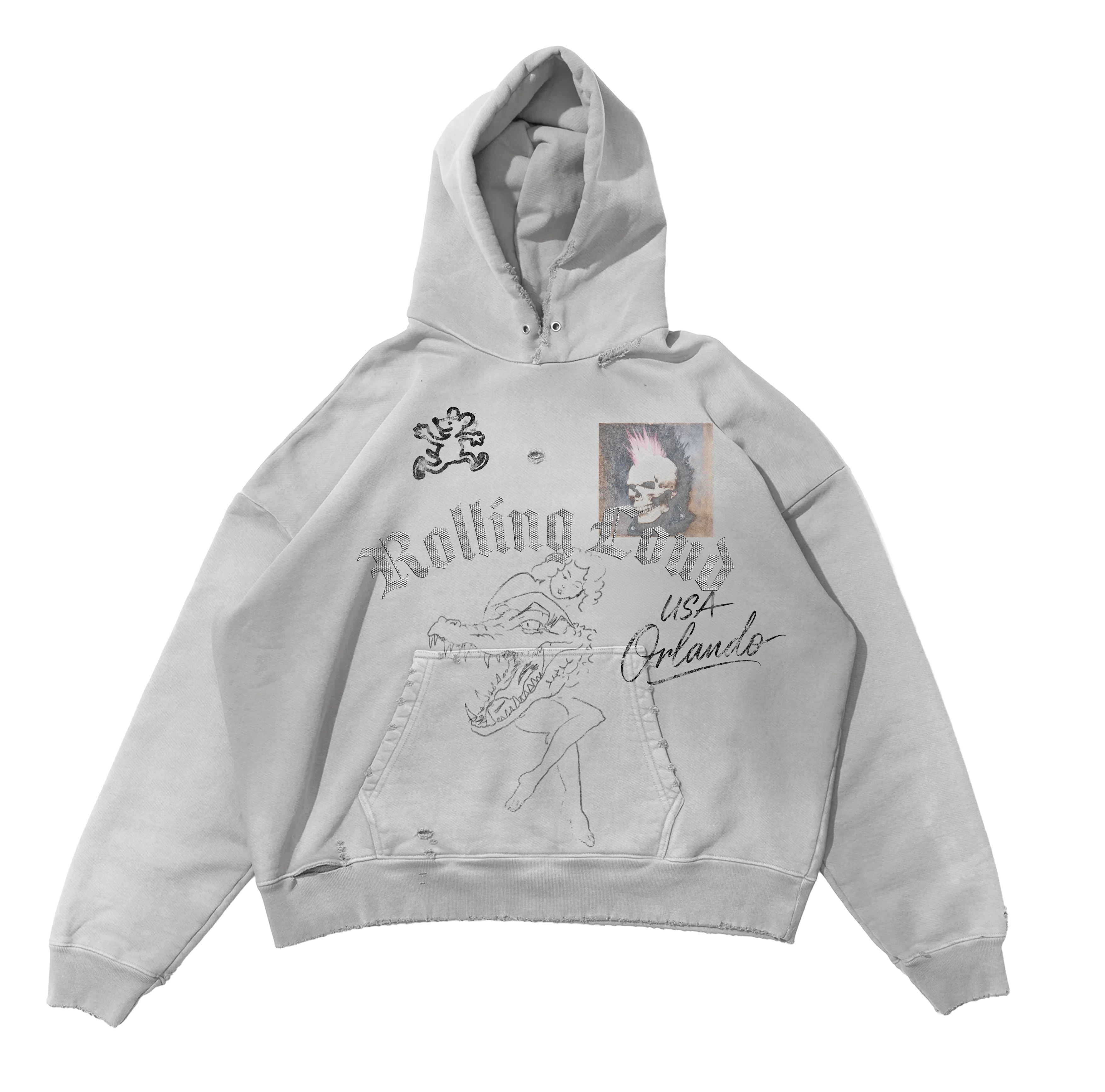 Signature Orlando Bling Grey PO Hoodie